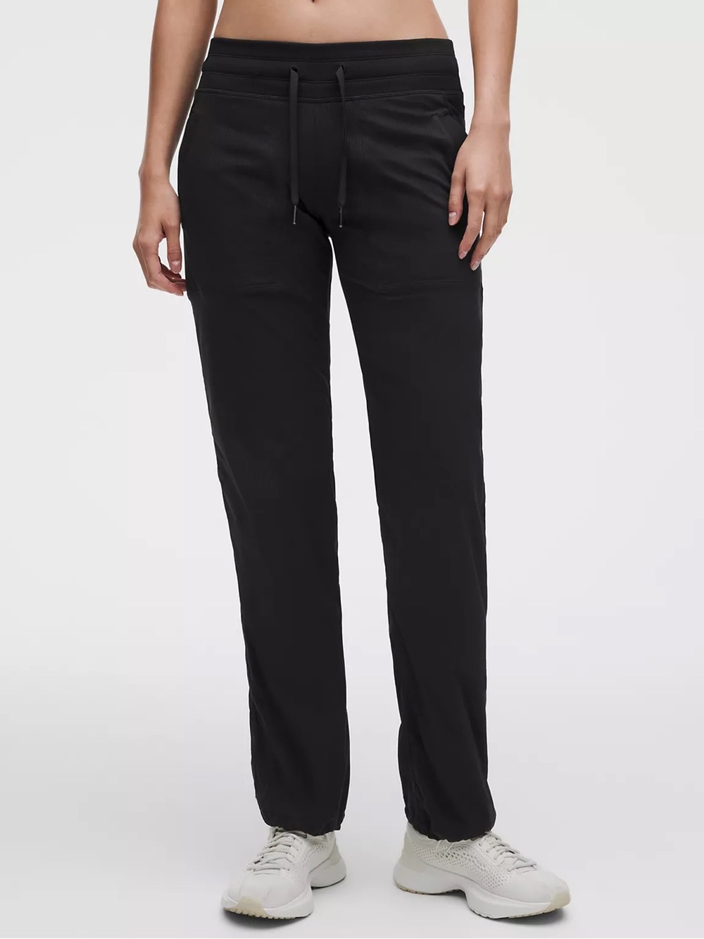 lululemon athletica Black Drawcord Track Pants